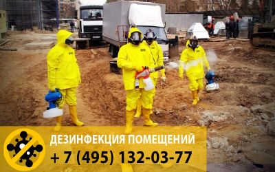 Профессиональная обработка помещений от вирусов (дезинфекция)
